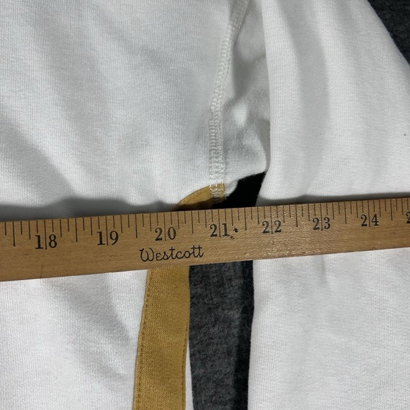 Abercrombie & Fitch Sweatshirt Womens Cropped Boxy Fit Size M V-Neck Preppy Y2K - Picture 3 of 6